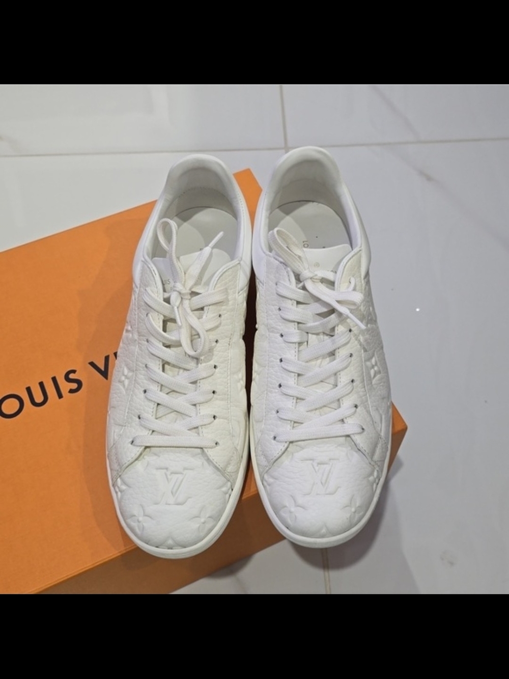 Louis Vuitton Louxembourg White Monogram Sneaker
